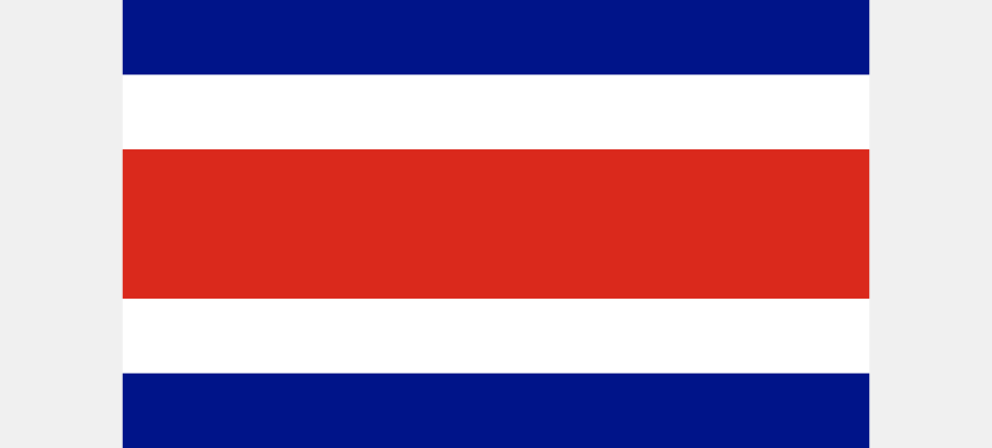 Costa Rica Flag (896 x 405 px)