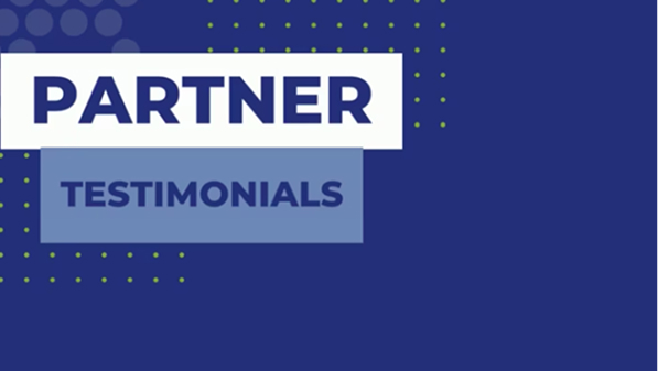Video thumbnail partner testimonials