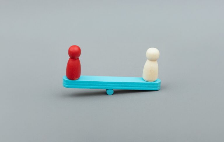 Still life business roles with various pawns